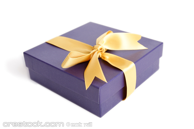 gift box with ribbon